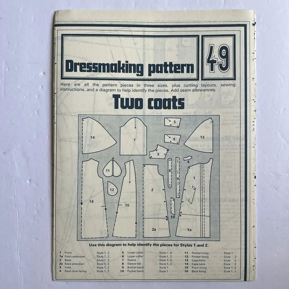 Vintage Designer Sewing Patterns Lot Of 4 Childrens Clothes Skirts Coats Dresses
